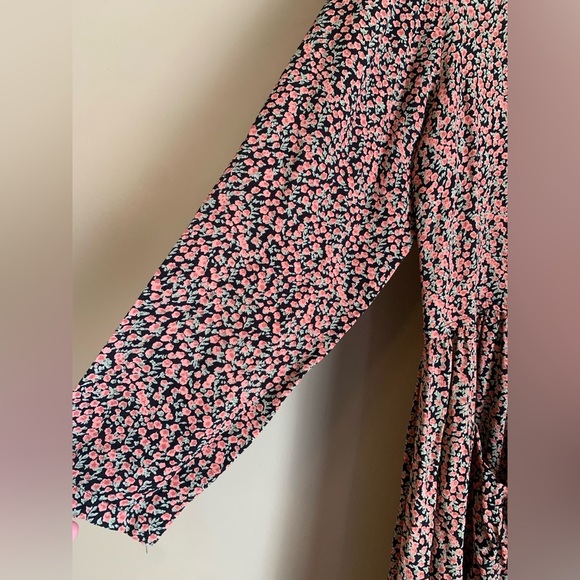 Vintage T.T. Mar Babydoll floral Dress cottage-core grunge 90’s prairie - Picture 4 of 9